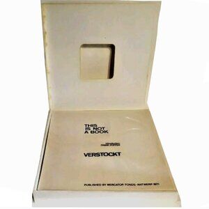 This Is Not A Book c Frank Popper Mercator Funds Antwerp 1971 Book